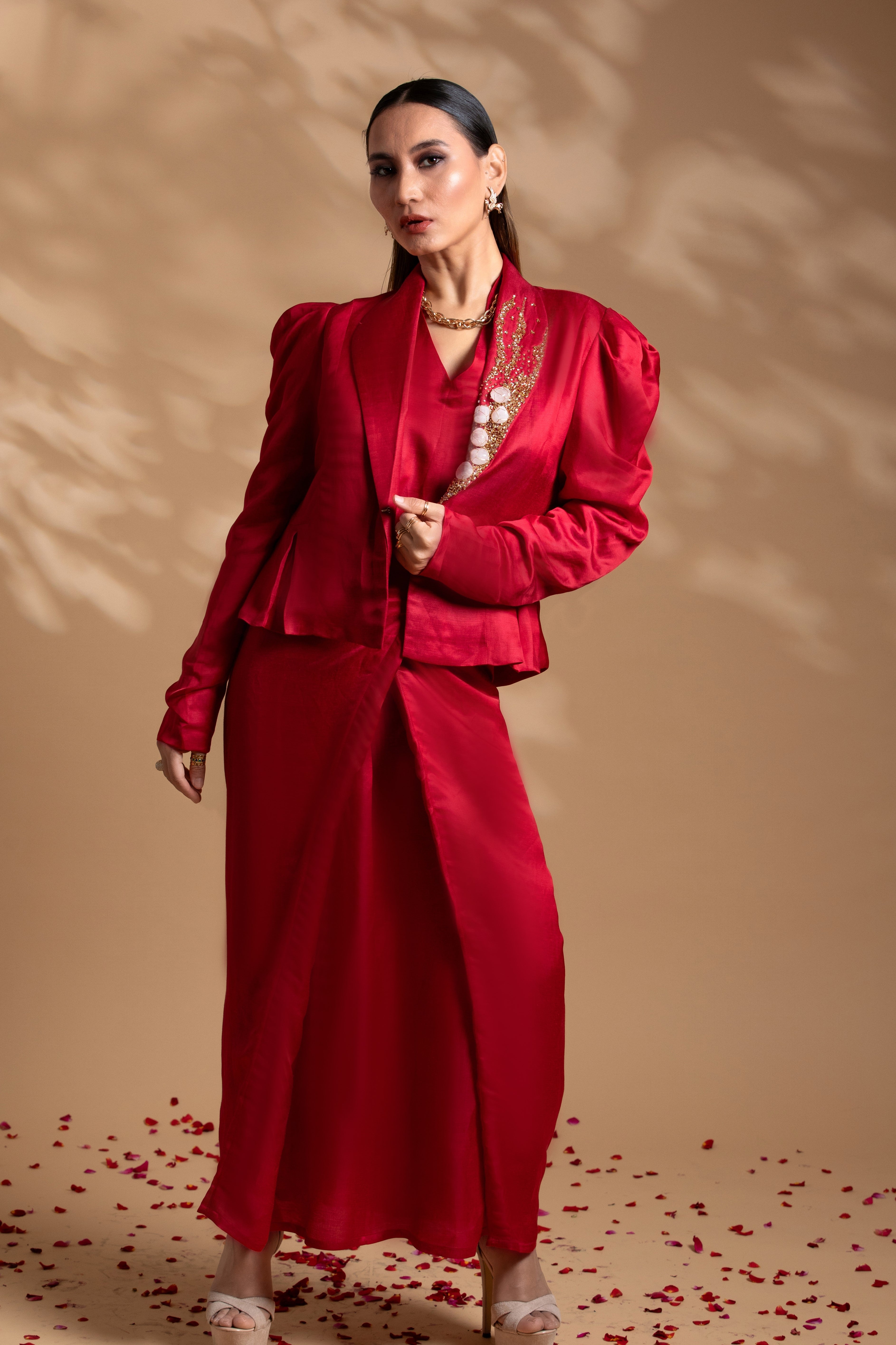✨ Pataka Dress with Jacket | Kashnesh Global ✨