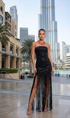 Sequin Fringe Dress