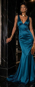 ✨ Elegant Satin Gown | Nemara Fashion Boutique ✨